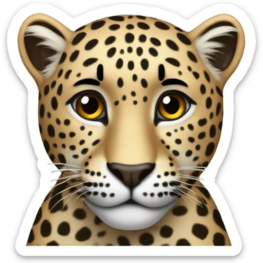 Leopard sticker