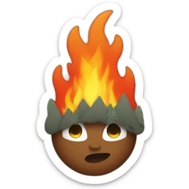 forest-fire sticker