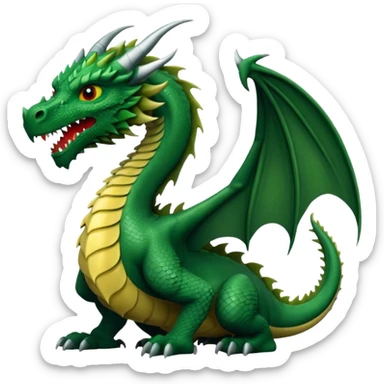 Game of Thrones inspired dragon sticker
