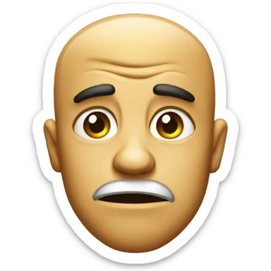 emoji side eye of disgust sticker