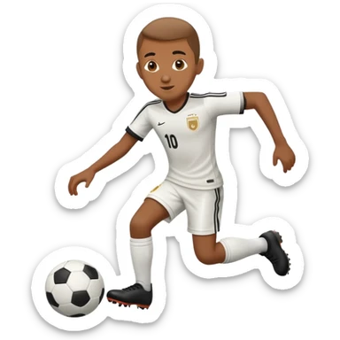 Lamine Yamal dribbling a soccer ball sticker