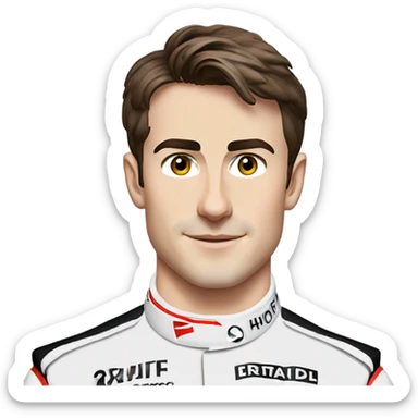 Formula 1 driver Charles Leclerc sticker