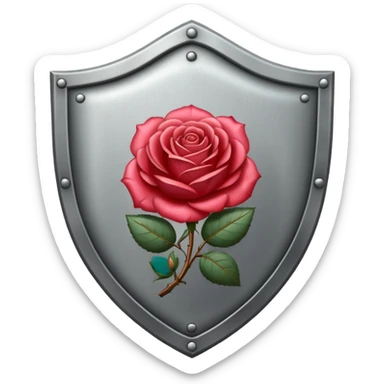 The elite protectors of the Thorned Court.Their shield bears a rose — strength wrapped in loyalty.They guard the Crown and protect the vibe. just the shield sticker