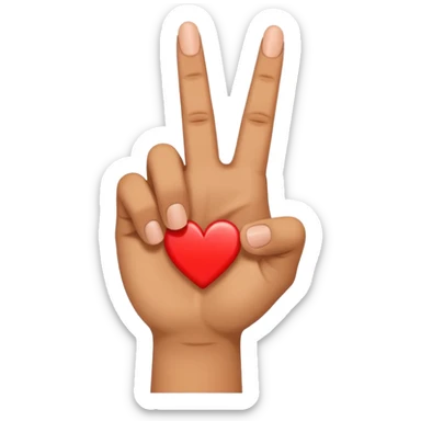 🖕+🤟 sticker