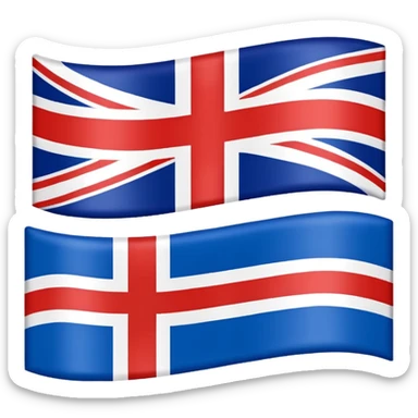 British Northern Ireland flag sticker
