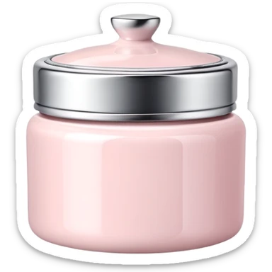 Pale pink day cream pot sticker