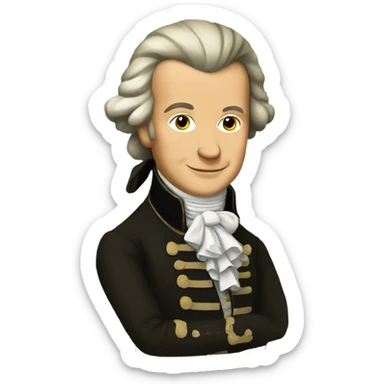 Missing poster of Mozart sticker