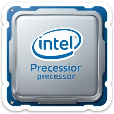 Intel processor sticker