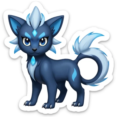 Luxray-Absol-Dewott-fusion sticker