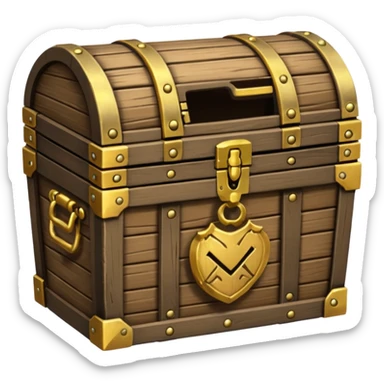 treasure chest sticker