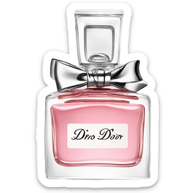 Miss dior perfume sticker
