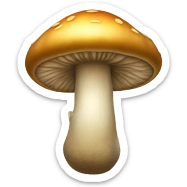Golden Teacher Mushroom sticker