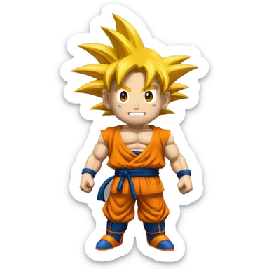 Goku fazendo joinha  sticker
