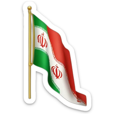 flag Iran pahlavi sticker