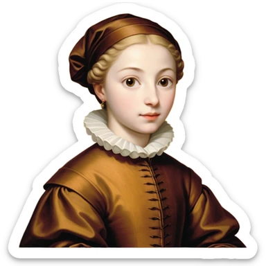 cinematic - aesthetic brilliant divine lighting, oil paint - famous works of mannerism together; parmigianino, bronzino, tintoretto sticker