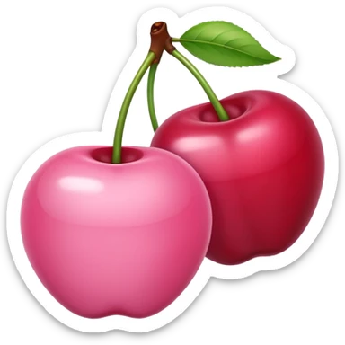 Pink cherrys sticker