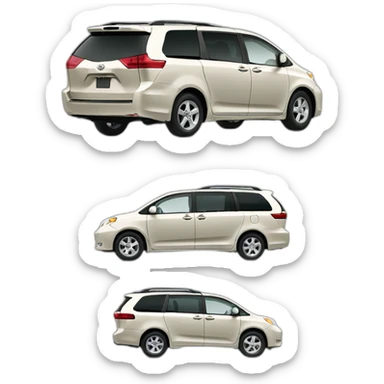 2007 toyota sienna sticker