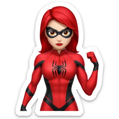 Spider woman sticker