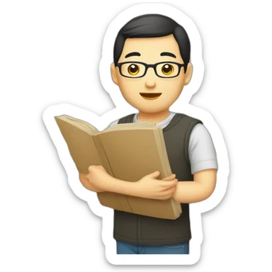 Chinese bookstore saler sticker