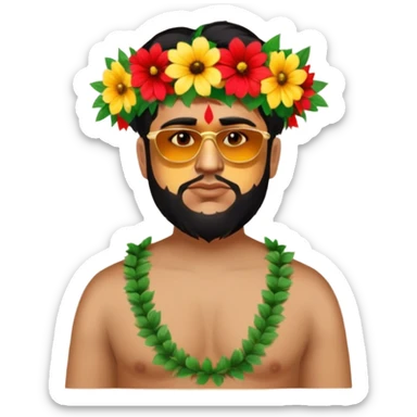 Flower-Crowned Dancer sticker