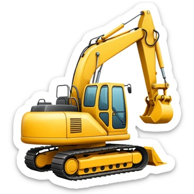 Pelle mécanique sticker