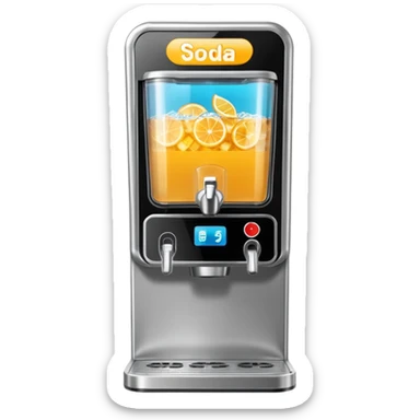 Digital soda dispenser   sticker