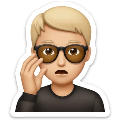 When something's so unbelievable, you gotta lower your shades to check sticker