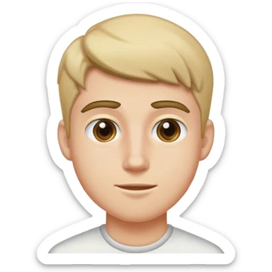 white Frat boy sticker