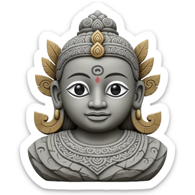 QWK bali statue sticker