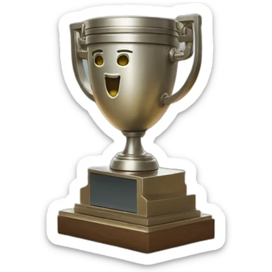 chatbot trophy sticker