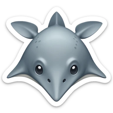 Tiny stingray  sticker