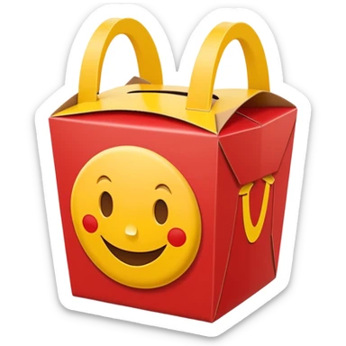 McDonald happy meal sticker