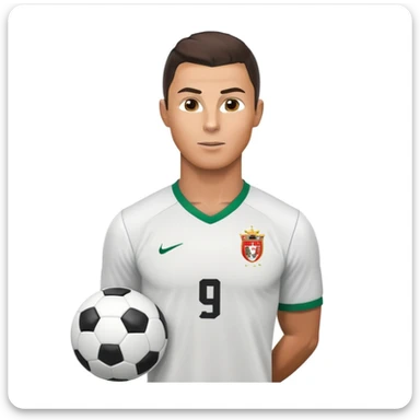 Joueur de foot ronaldo sticker