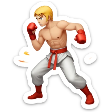 fighting sticker