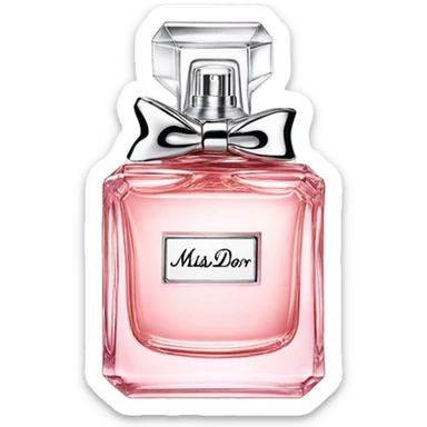 Miss dior perfume sticker