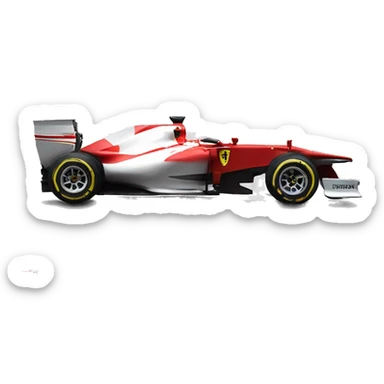 Ferrari F2012 Formula 1 car  sticker