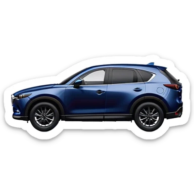Dark blue 2022 Mazda CX five sticker