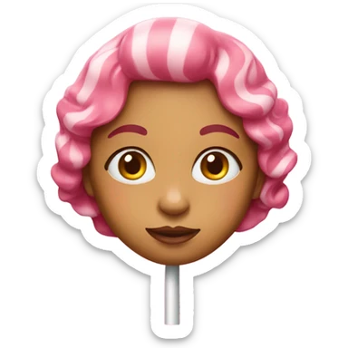 lollipop girl sticker