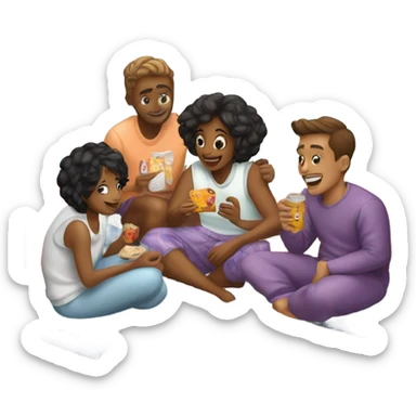 sleepover sticker