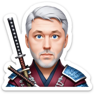 Resolute Samurai sticker