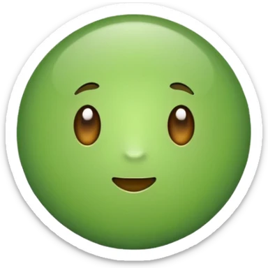 a single caper, simple, clear sticker