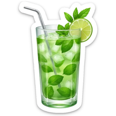 create a mojito emoji sticker