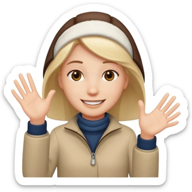Emoji for cold outreaching to new people sticker