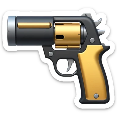 Mini gun sticker