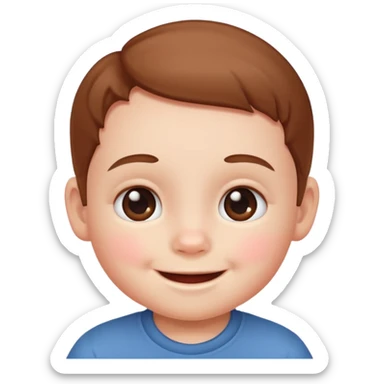 Toddler kids face sticker