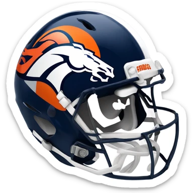 Denver broncos sticker