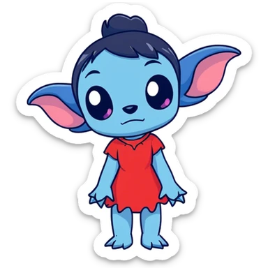 LILO and stitch live action  sticker