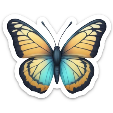 Butterfly sticker