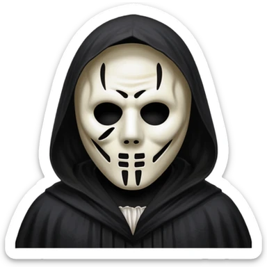 Ghostface from the Scream movie sticker