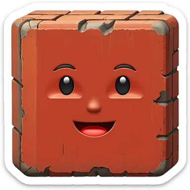 one brick emoji sticker